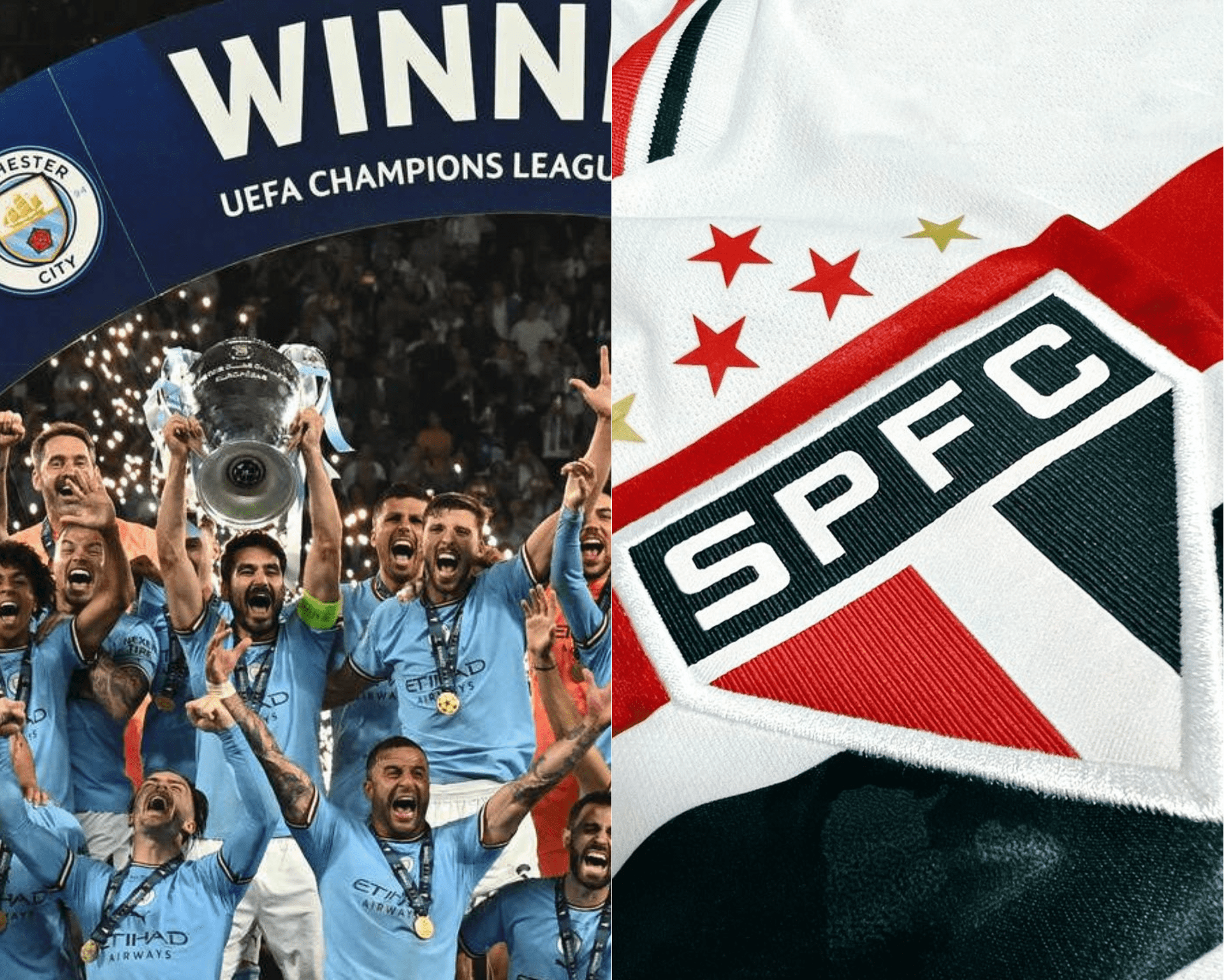 Manchester City venceu a Inter de Milão e conquistou a Champions League
