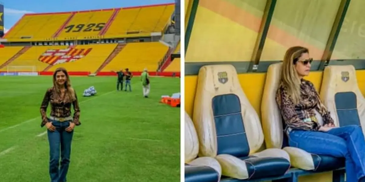 Mandatária 'turistou' pelas instalações do Barcelona SC