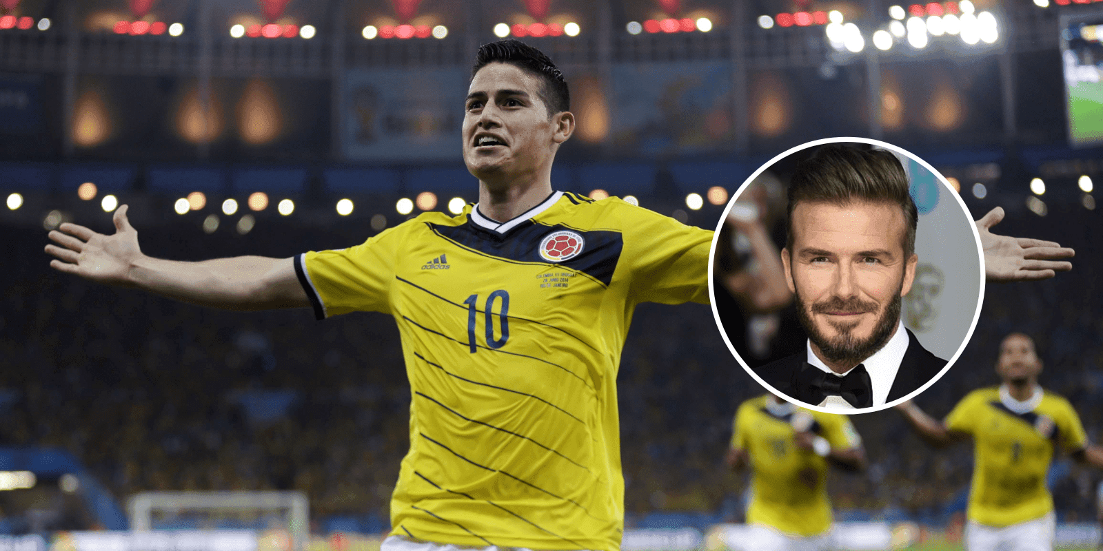 Marca colombiana conta com David Beckham e James Rodríguez