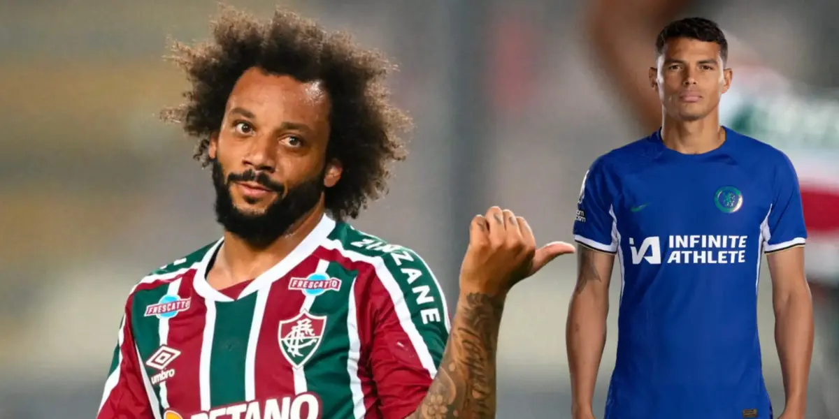 Marcelo e Thiago Silva por Fluminense e Chelsea, respectivamente