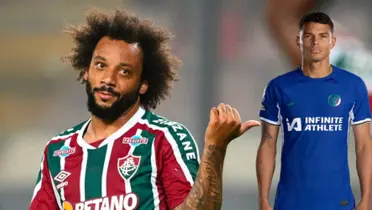 Marcelo e Thiago Silva por Fluminense e Chelsea, respectivamente