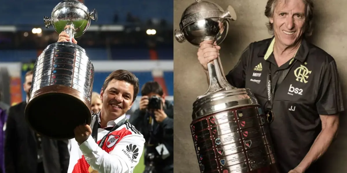 Marcelo Gallardo, técnico do River Plate, será plano A do Flamengo em caso de sucesso do Benfica na Liga dos Campeões