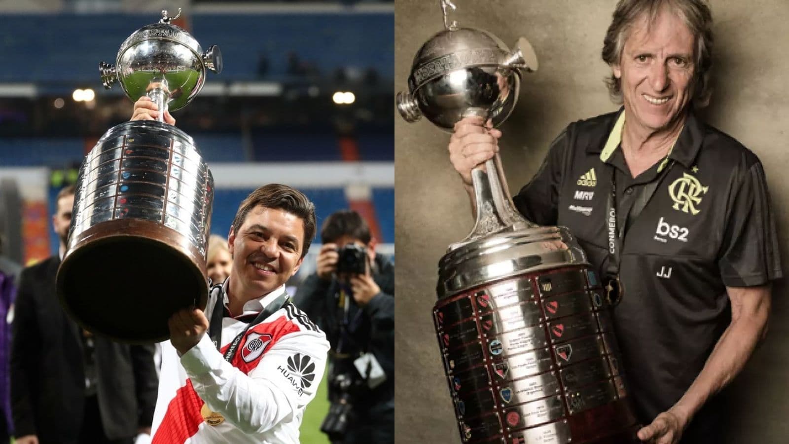 Marcelo Gallardo, técnico do River Plate, será plano A do Flamengo em caso de sucesso do Benfica na Liga dos Campeões