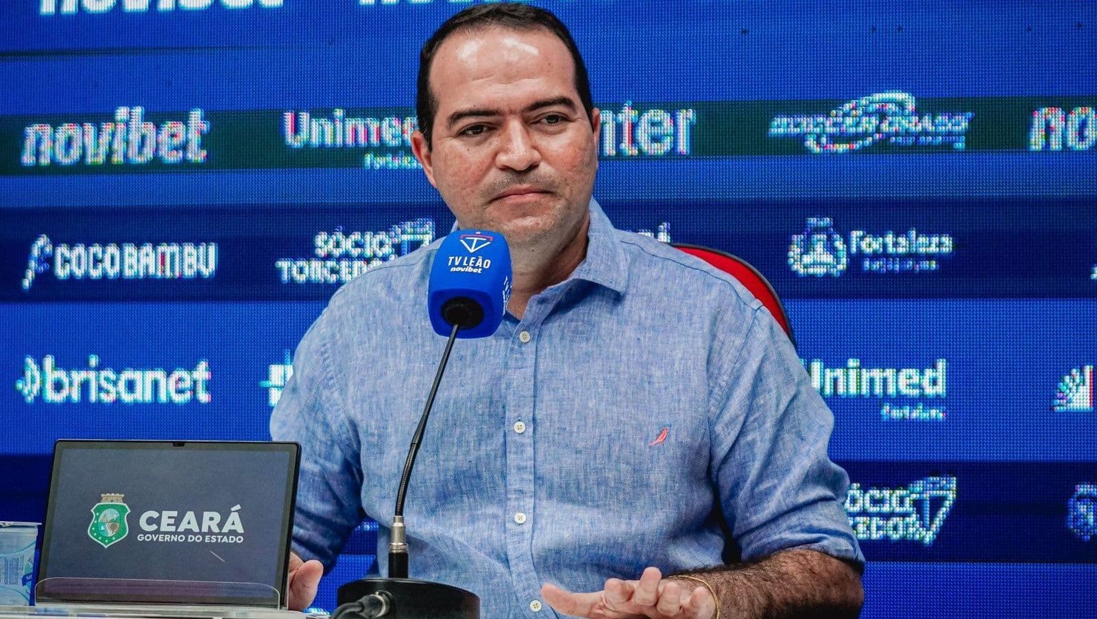 Marcelo Paz, diretor de futebol do Corinthians. Foto: Mateus Lotif/Fortaleza EC
