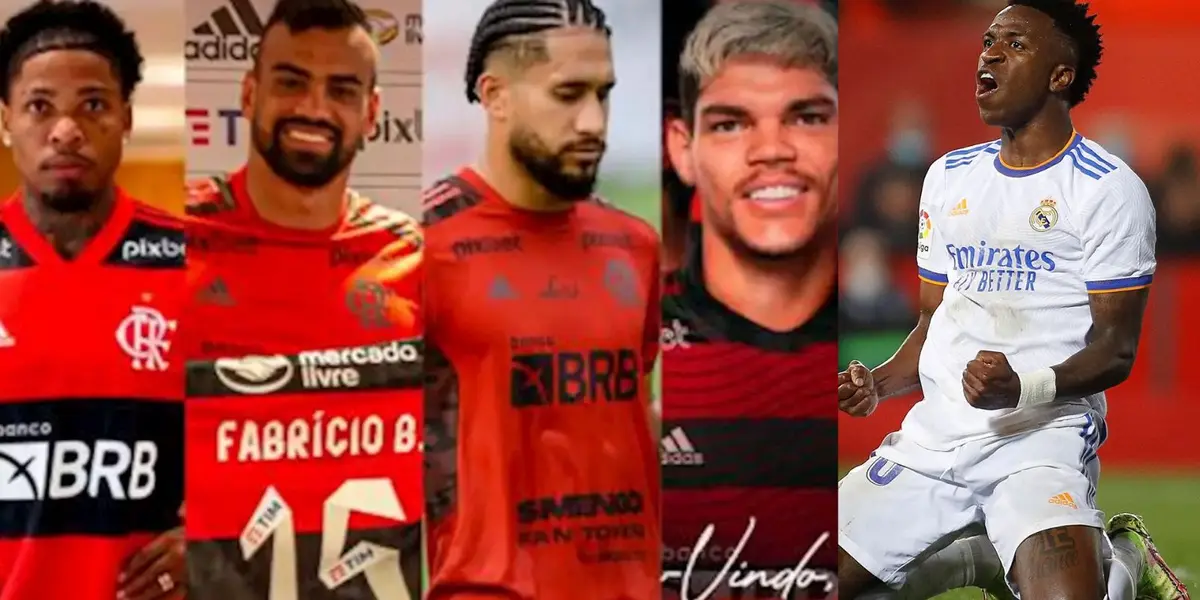 Marinho chegou ao Flamengo com grande escalação do Santos