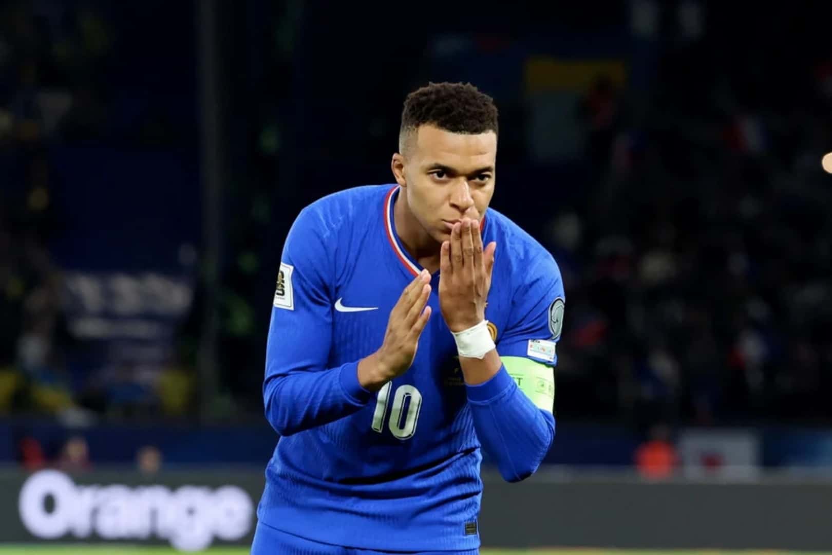 Mbappé marcou contra o Brasil. Foto: Xavier Laine/Getty Images