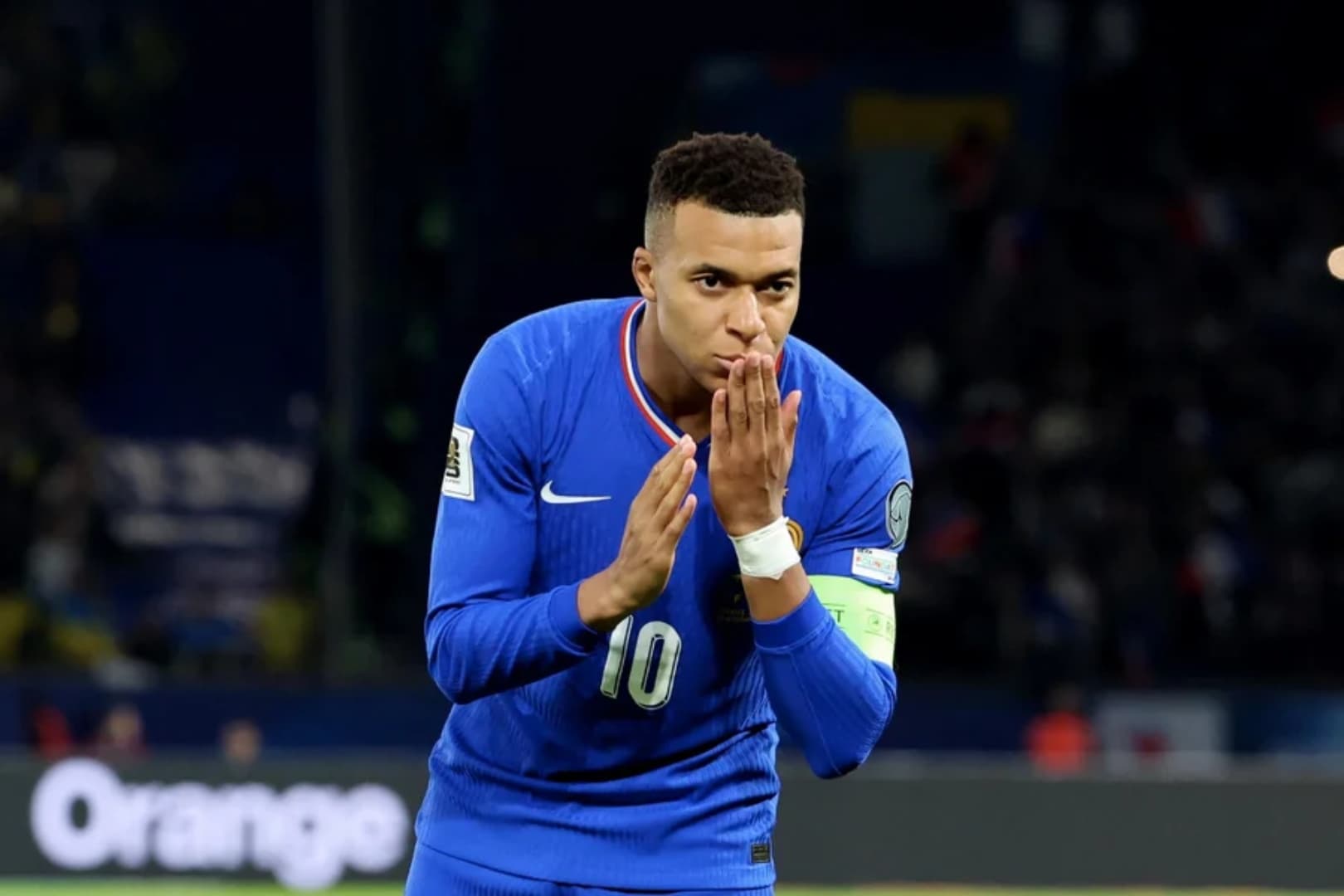 Mbappé marcou contra o Brasil. Foto: Xavier Laine/Getty Images
