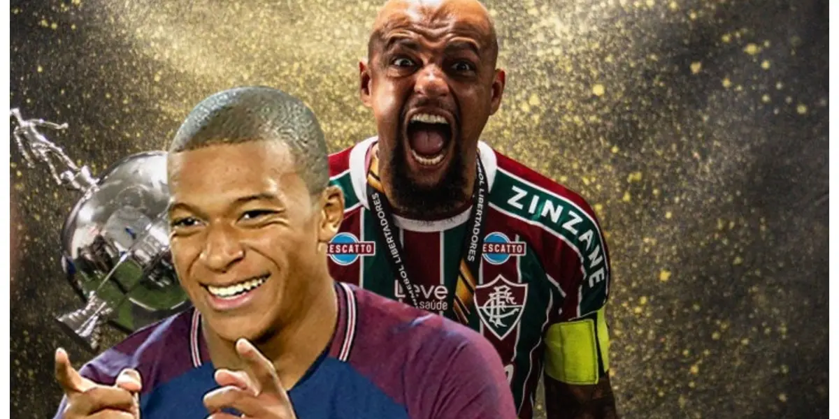 Enquanto o Fluminense comemora a Libertadores, a ameaça de Felipe Melo para Mbappé