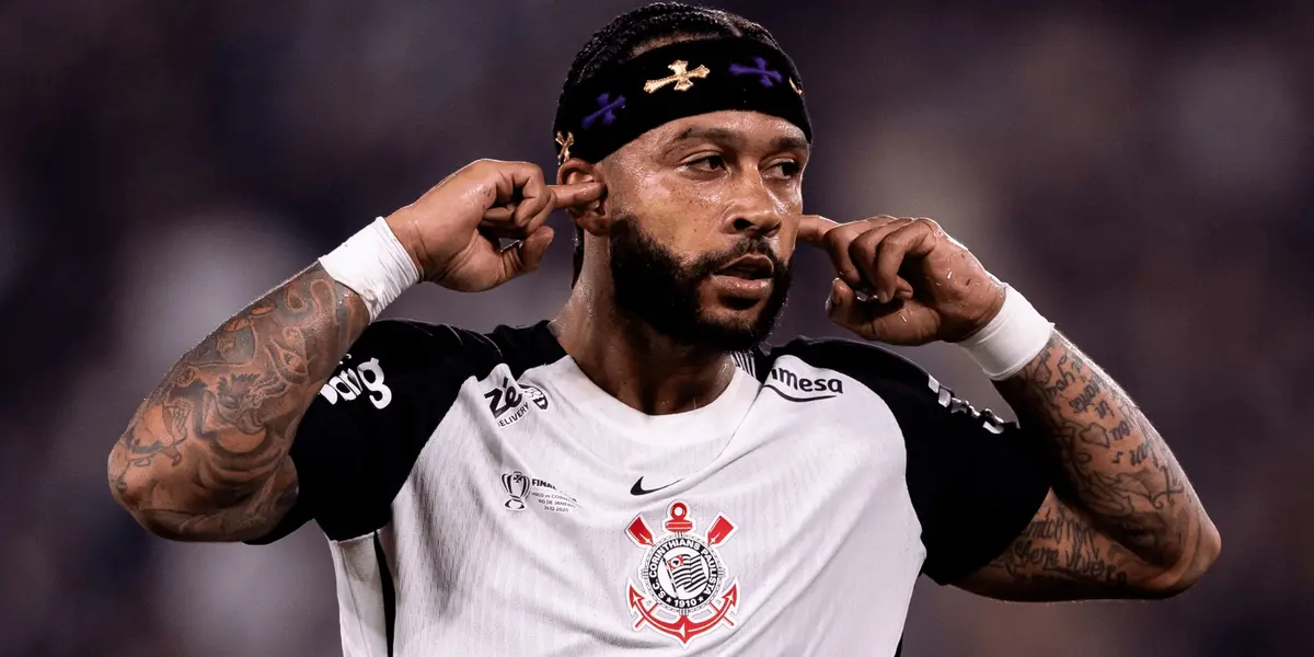 Memphis Depay, atacante do Corinthians. Foto: Rodrigo Coca e Marco Galvão/Corinthians