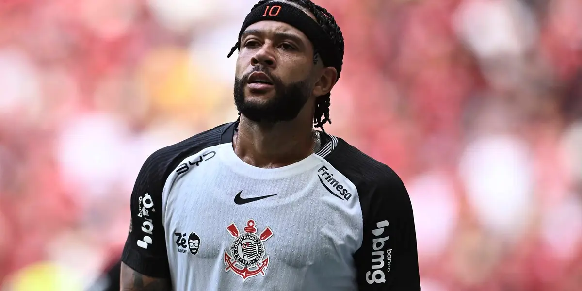 Memphis Depay, jogador do Corinthians. Foto: Ton Molina/Getty Images