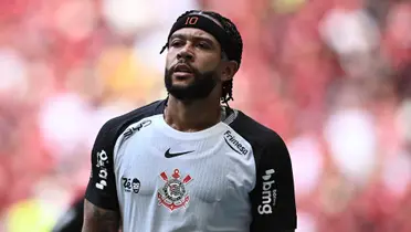 Memphis Depay, jogador do Corinthians. Foto: Ton Molina/Getty Images