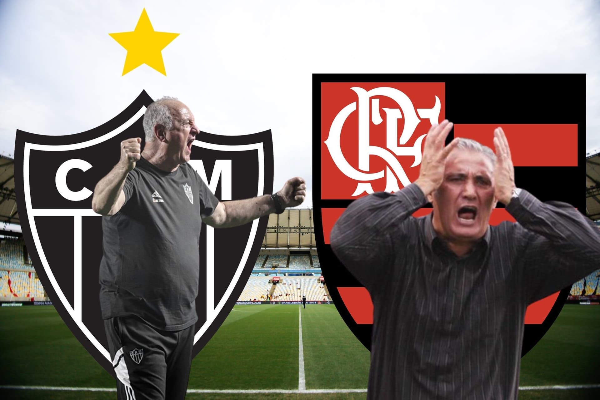 Mengão e Galo se enfrentaram em duelo visando o título do Brasileirão