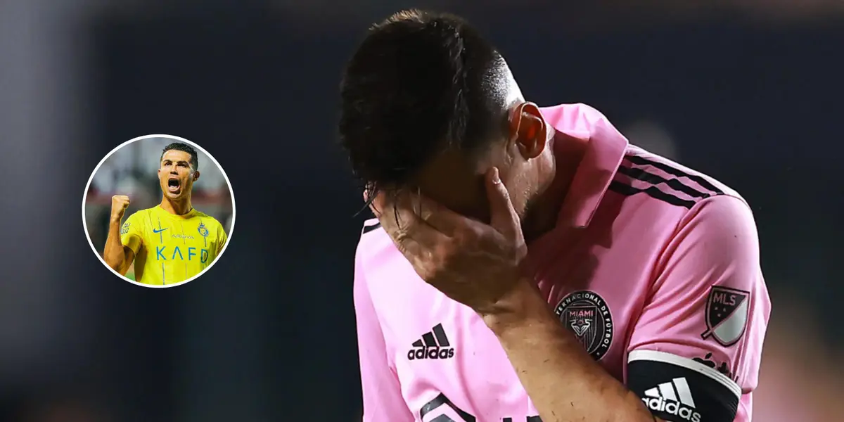 Messi decepcionado após derrota do Inter Miami