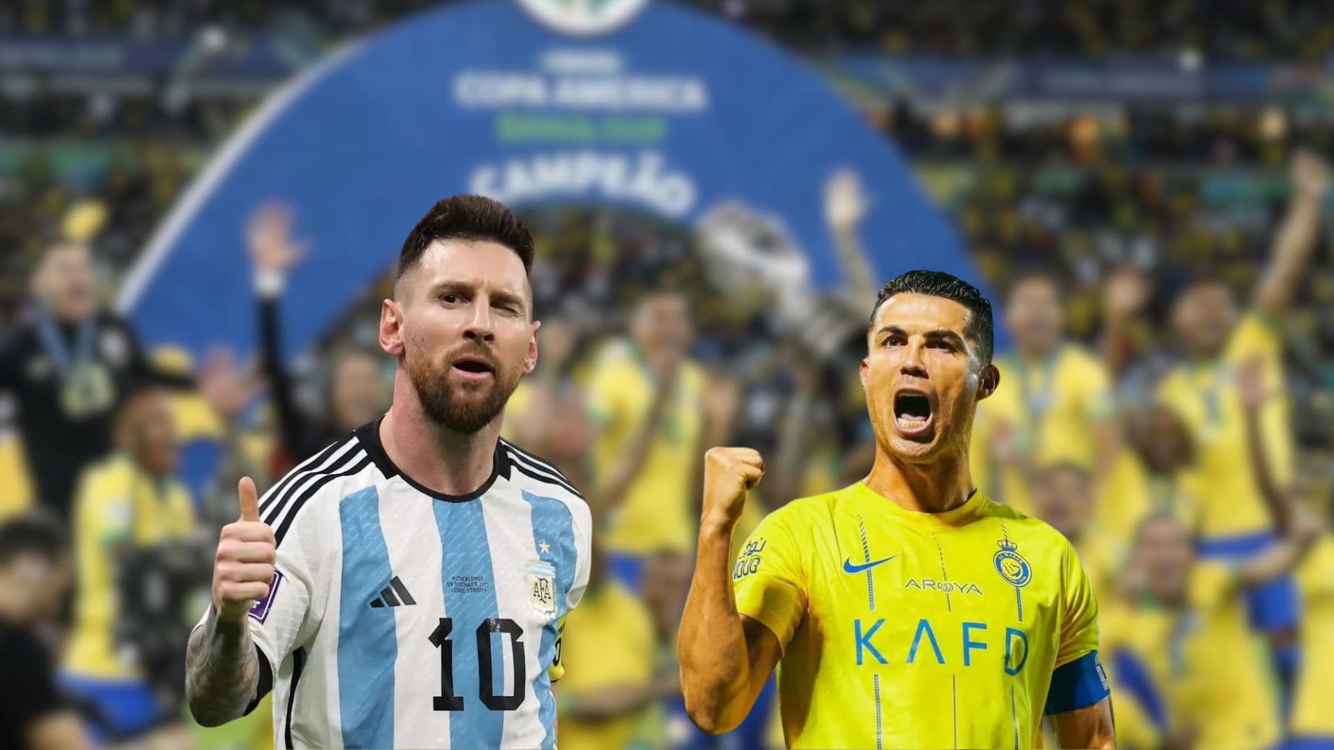 Messi e CR7 disputam brasileiro