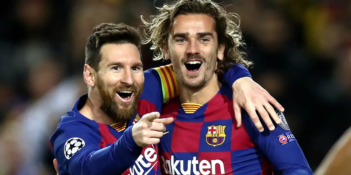 Messi e Griezmann deixaram o Barcelona no início e no final de agosto, respectivamente