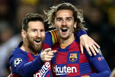 Messi e Griezmann deixaram o Barcelona no início e no final de agosto, respectivamente