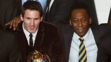 Messi postou foto em homenagem a Pelé