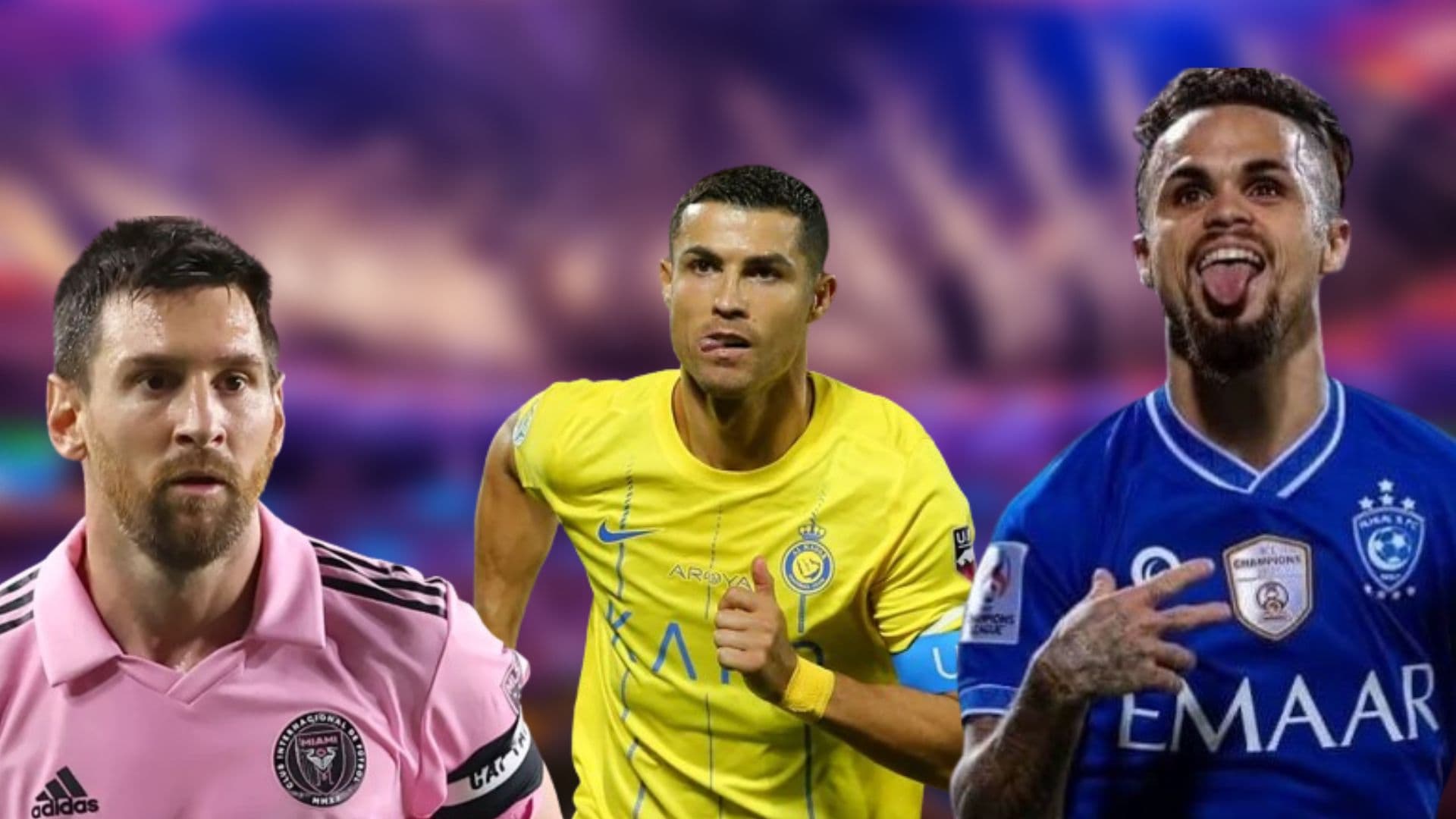 Michael faz gol contra time de Messi e celebra igual a Cristiano Ronaldo
