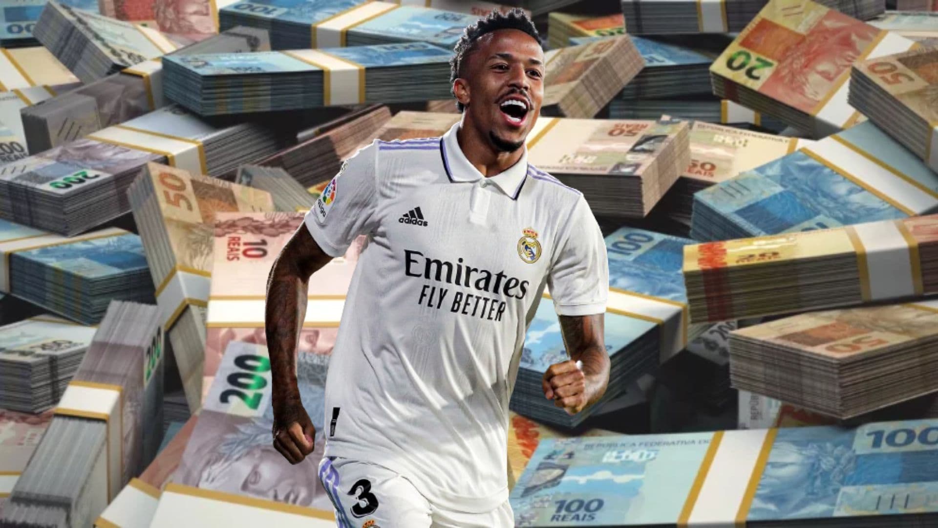 Militão acaba de renovar com o Real Madrid até 2028