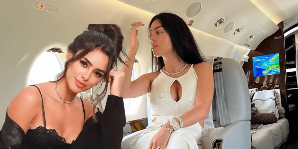 Modelo brasileira vive com poucos luxos apesar de ser milionária, enquanto Georgina apareceu com esse luxo