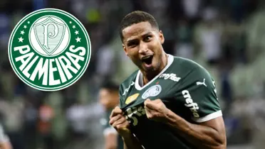 Murilo em ação pelo Palmeiras