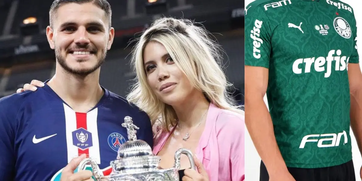 Músico se vestiu com o agasalho do atual bicampeão da Taça Libertadores da América