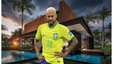 Neymar com a camisa da Seleção Brasileira