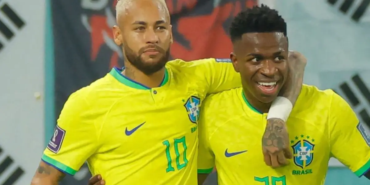 Neymar é apontado como um dos grandes problemas da carreira do Vini Jr