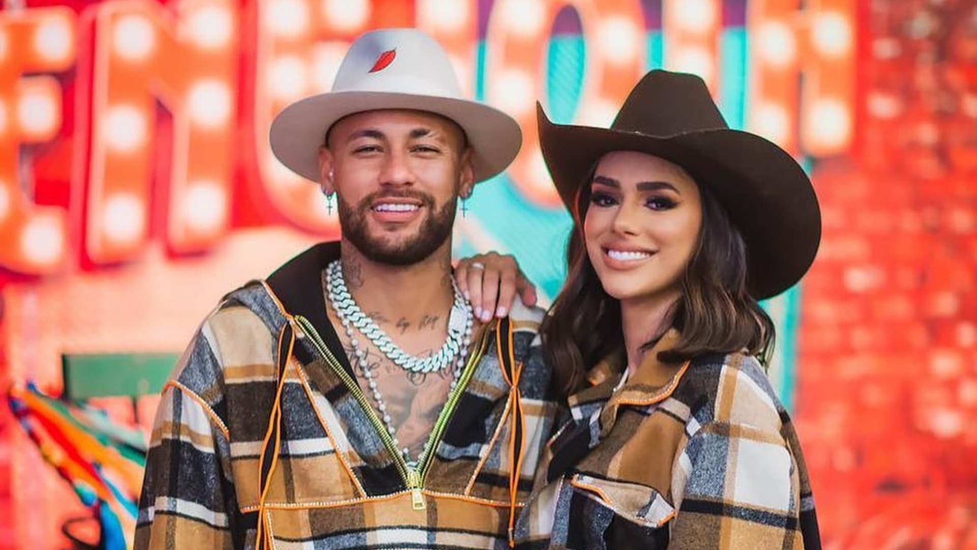 Neymar e Bruna Biancardi. Foto: Reprodução/Instagram