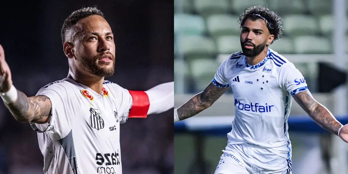 Neymar e Gabigol passam a noite de carnaval juntos (Foto: Santos e Cruzeiro)