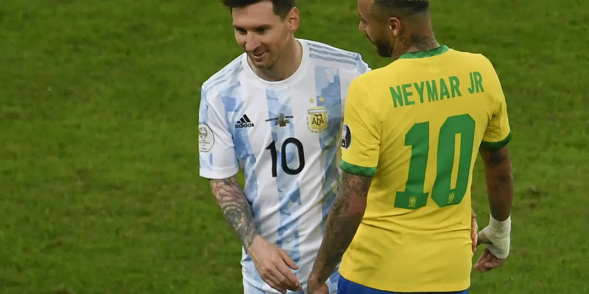 Neymar e Lionel Messi, parceiros no PSG, já serão rivais no próximo domingo (05/09) pelas eliminatórias