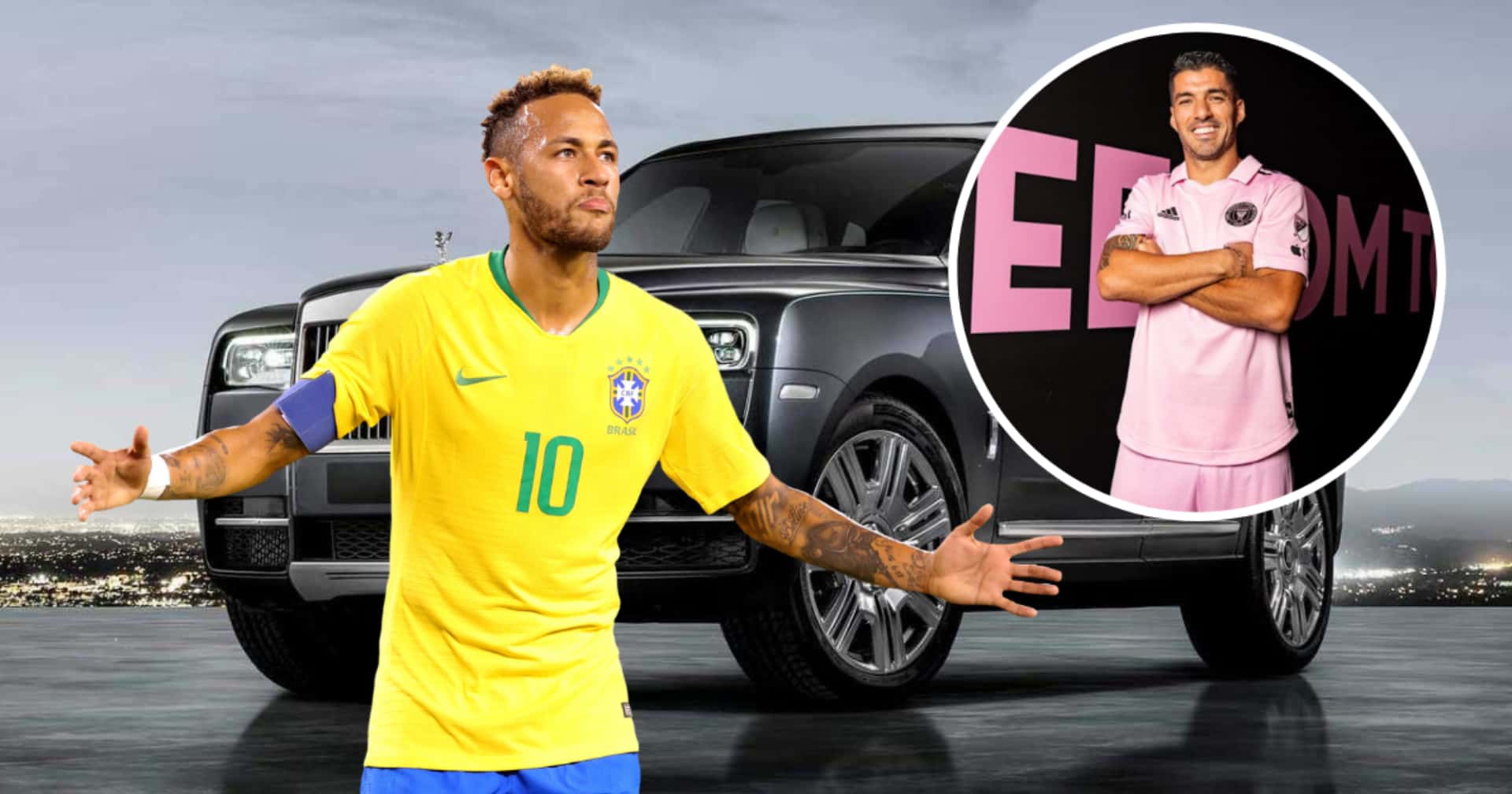 Neymar e Luis Suárez