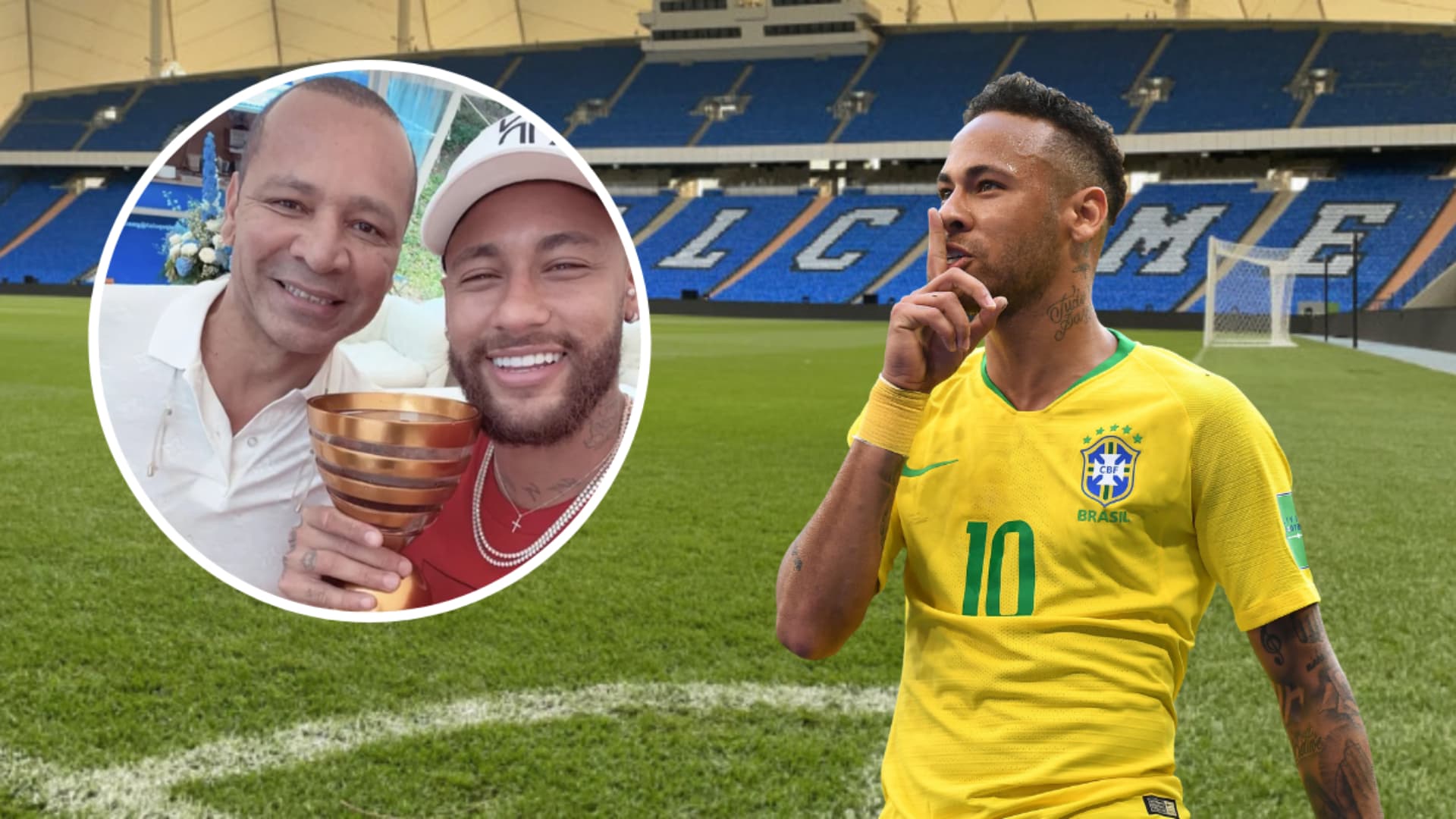 Neymar em ação pela Seleção Brasileira