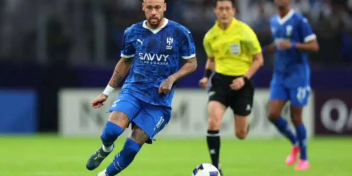 Neymar em ação pelo Al-Hilal