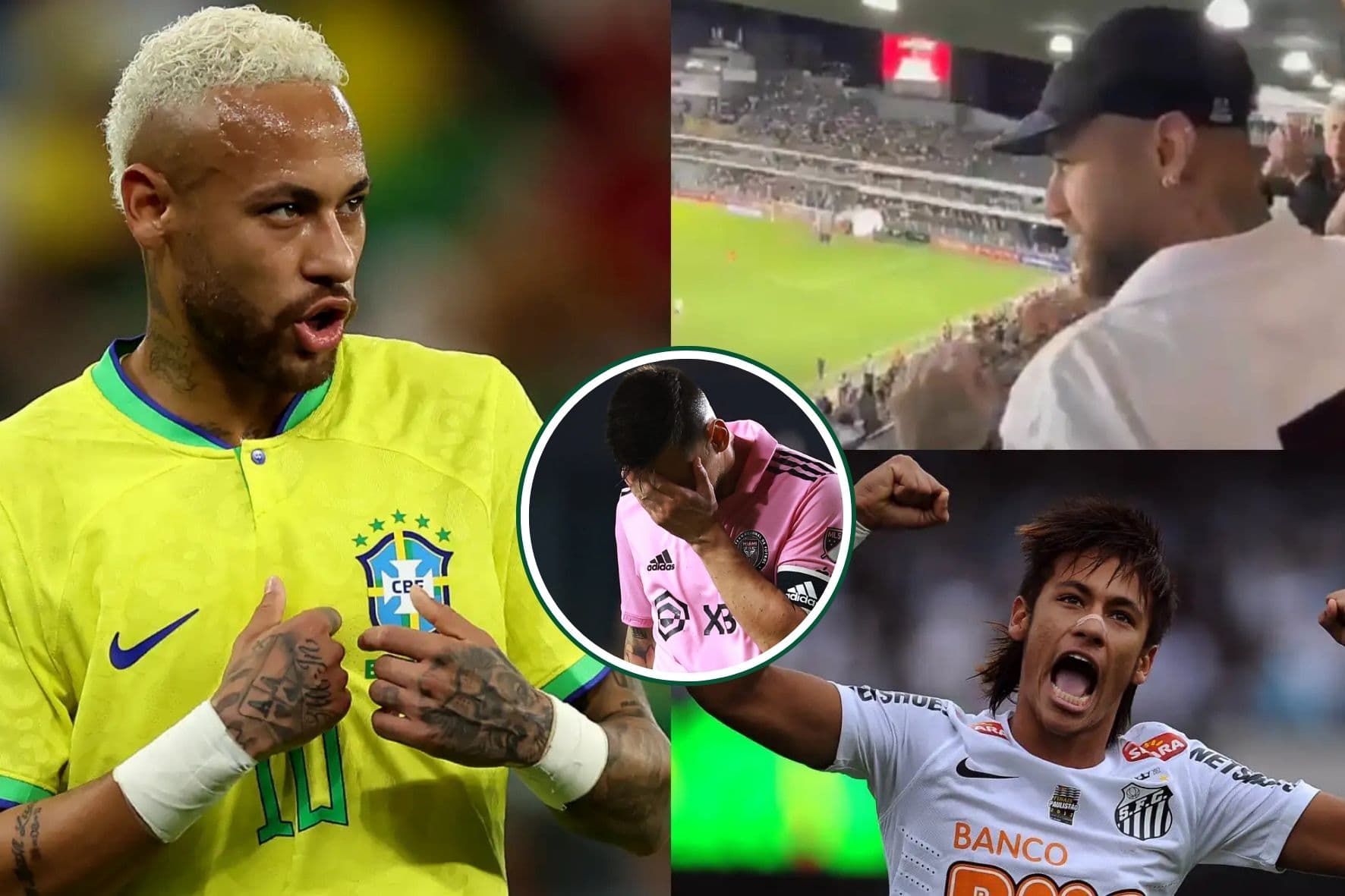 Neymar em destaque pelo Santos e Seleção Brasileira