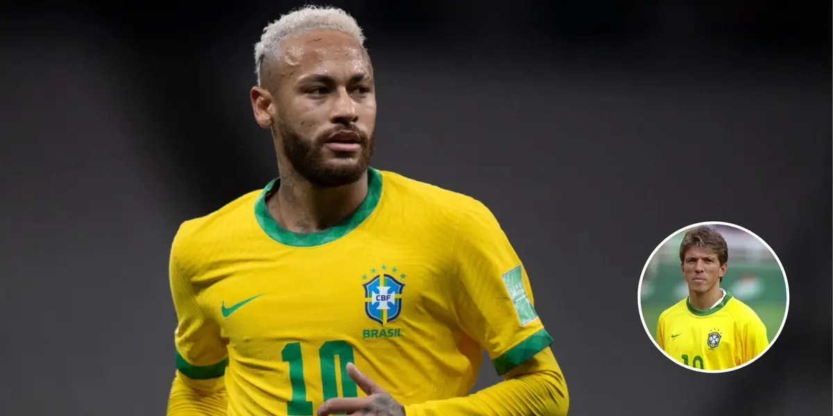 Neymar em partida da Seleção Brasileira