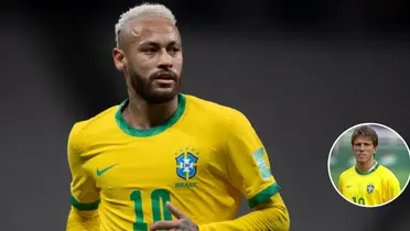 Neymar em partida da Seleção Brasileira