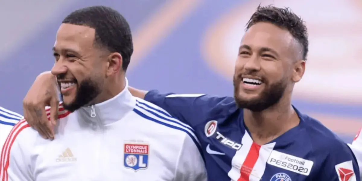 Neymar fala sobre a amizade com Memphis Depay