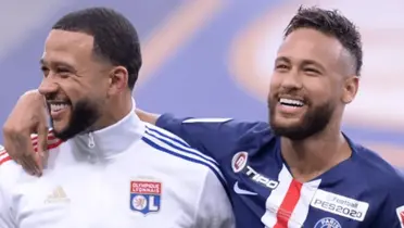 Neymar fala sobre a amizade com Memphis Depay