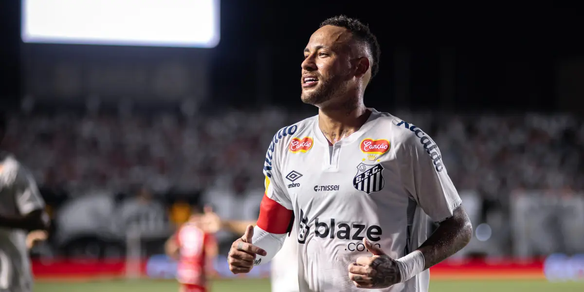 Neymar fala sobre as provocações da torcida (Foto: Santos)