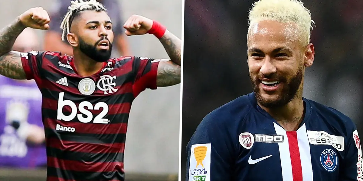 Neymar interage com o Flamengo e Gabigol não perde tempo