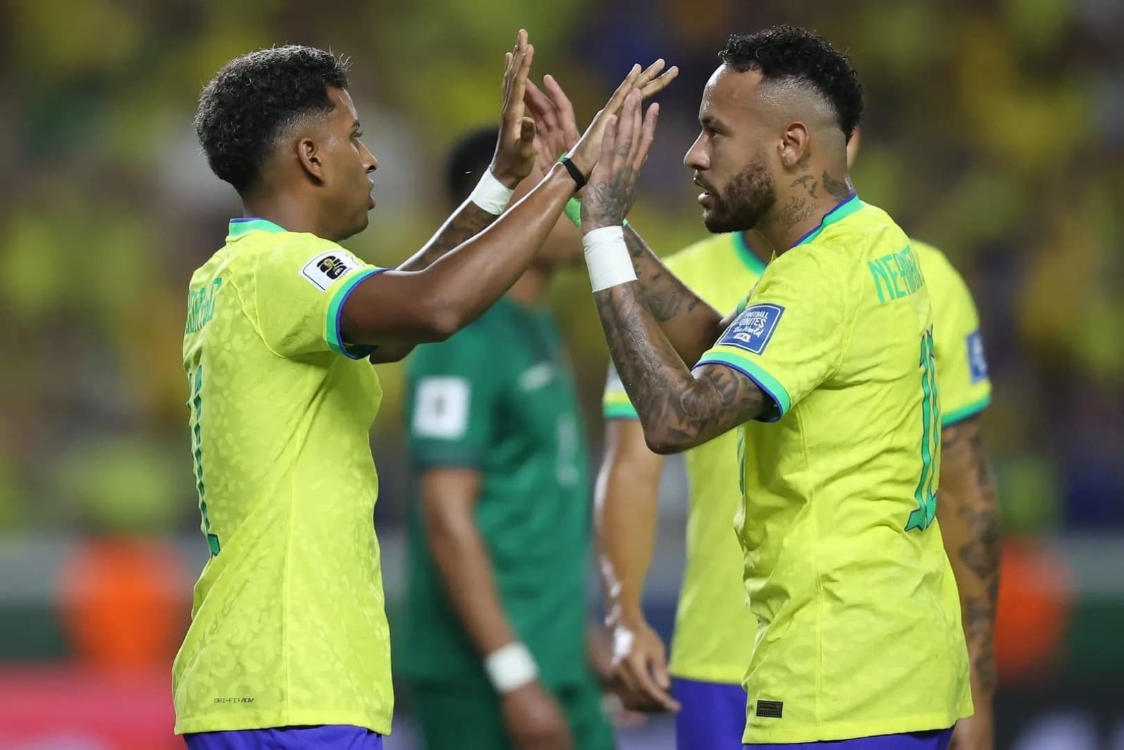 Neymar já marcou quatro gols na Croácia, três deles em Copas do Mundo (Photo by Lars Baron)