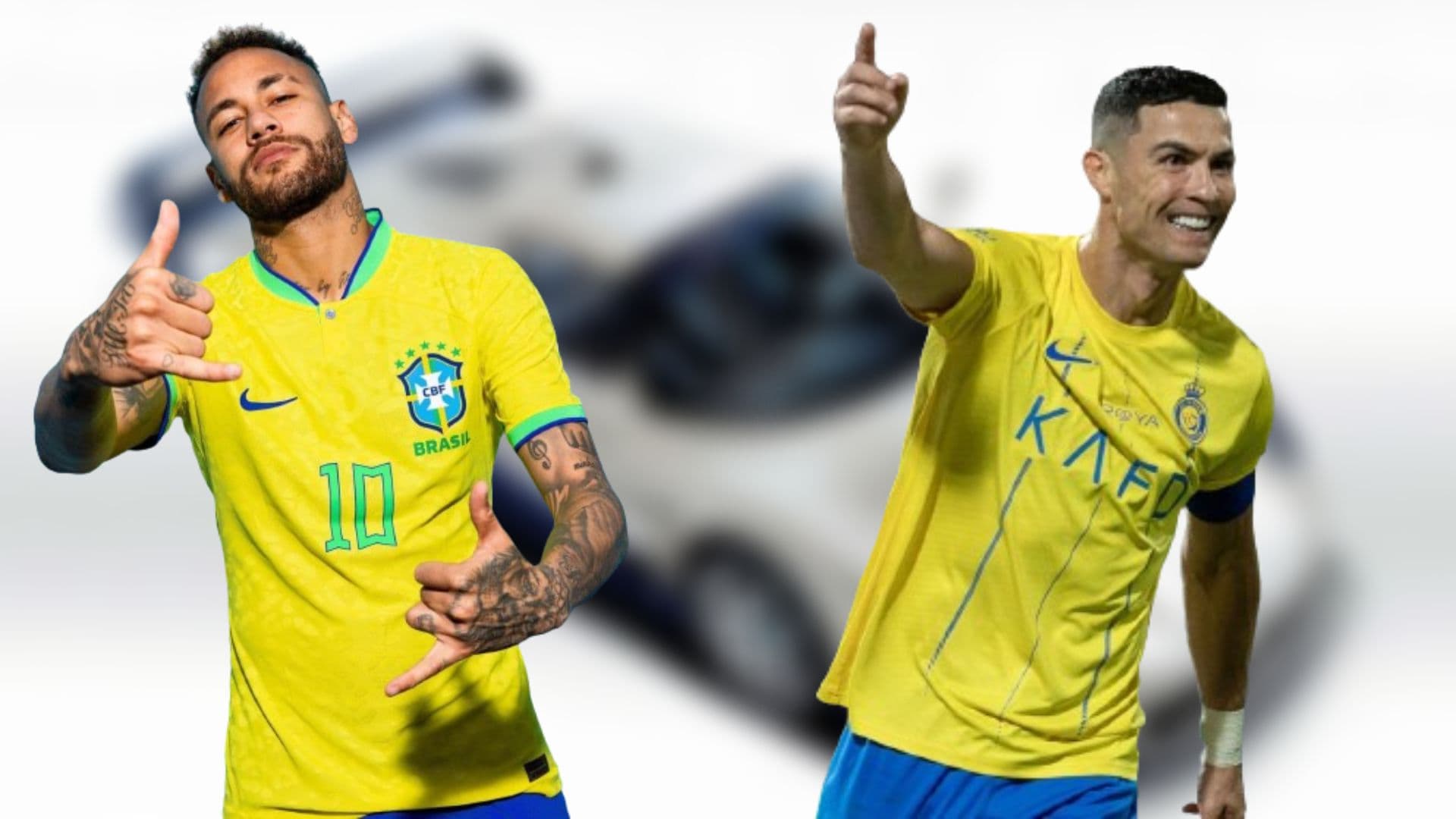 Neymar Júnior e Cristiano Ronaldo