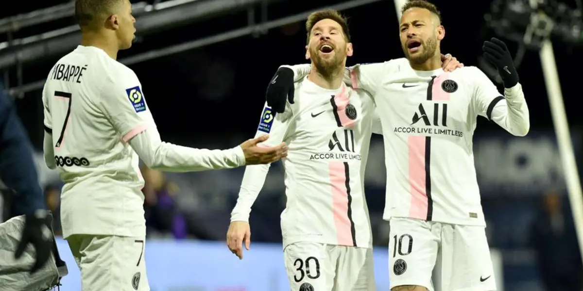 Neymar, Mbappé e Messi de novo em grande forma frente ao Clermont Foot 63