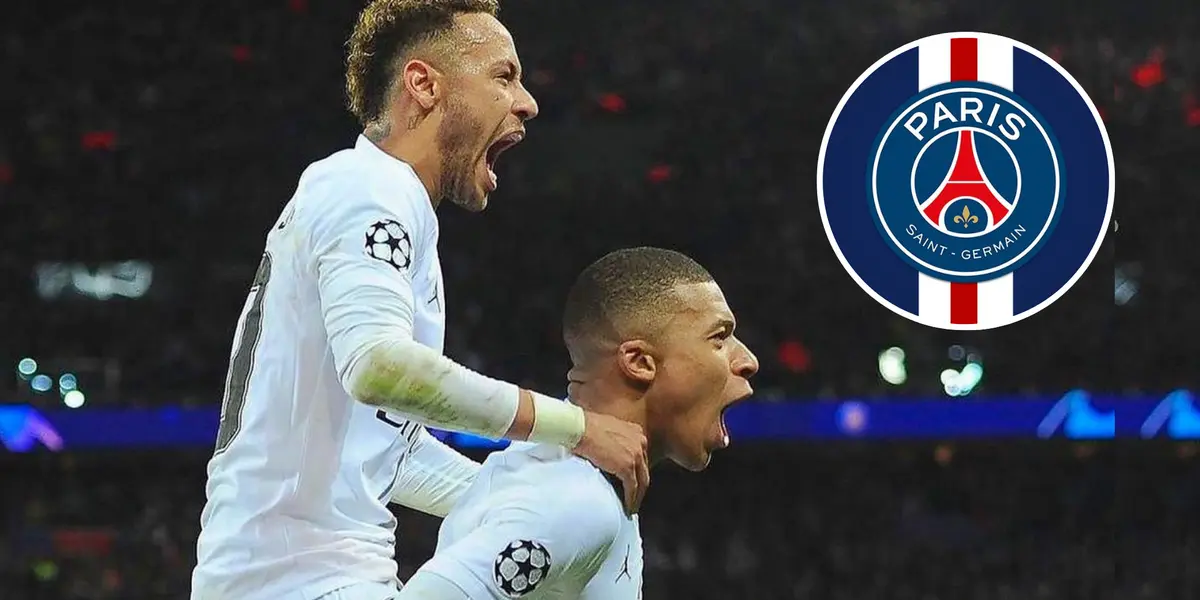 Neymar, Mbappé e o escudo do PSG