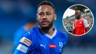 Neymar no Al-Hilal e Enner Valencia com a camisa do Inter