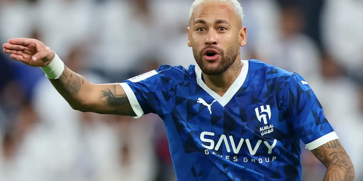 Neymar pelo Al-Hilal, da Arábia Saudita