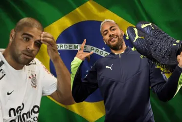 Neymar possui um dos melhores contratos do mundo, mas quanto será que a Adidas paga para Adriano?