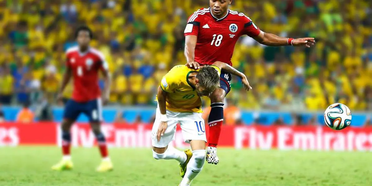 Neymar tem muitas histórias contra a Colômbia