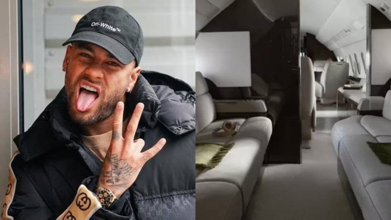 Neymar tem um dos mais caros aviões particulares